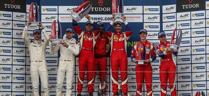 AF Corse Ferrari and Aston Martin Racing take LMGTE class wins