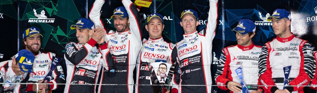 Conway, Kobayashi and Lopez win for Toyota; Jackie Chan DC Racing celebrate 1-2