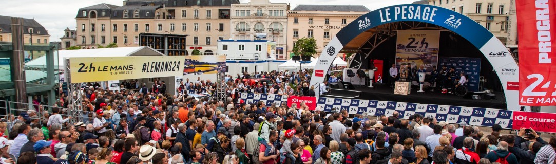 Scrutineering underway at Le Mans