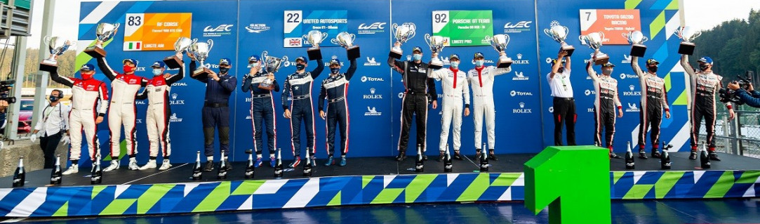 Les classements du Championnat après Spa-Francorchamps