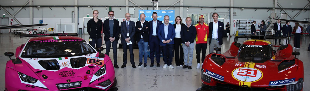 LES 6 HEURES D'IMOLA FIA WEC PRÉSENTÉES À L'AÉROPORT DE BOLOGNE.   L'ITALIE AU DÉPART AVEC FERRARI, LAMBORGHINI ET ISOTTA FRASCHINI