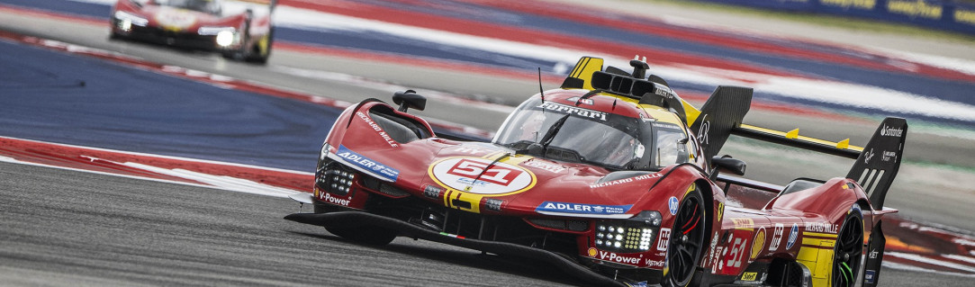 COTA Qualifying: Ferrari AF Corse and Heart of Racing Claim Pole for Lone Star Le Mans