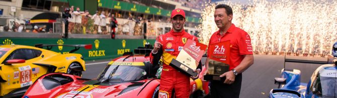Ferrari et Antonio Fuoco s’offrent une historique pole position au Centenaire des 24 Heures du Mans