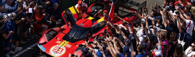 Ferrari takes historic 24 Hours of Le Mans victory in front of sell-out crowd