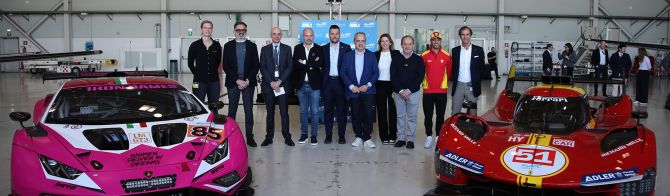 WEC 6 Hours of Imola presented at Bologna Airport Tag