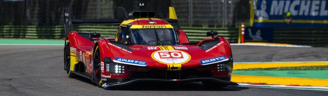 FP2 Imola: Fuoco Fastest for Ferrari; GT3 sees TF Sport Corvette again lead the way